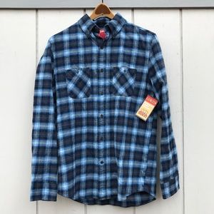 NWT Big Mac JCPenney Performance Flannel Shirt